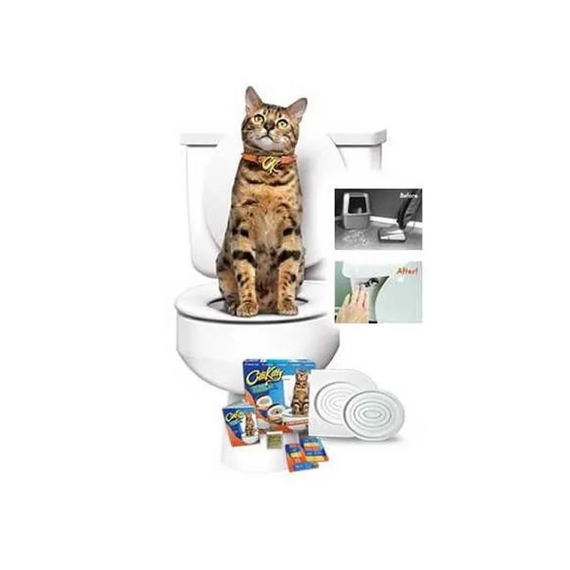 Kit pentru educarea pisicilor la toaleta