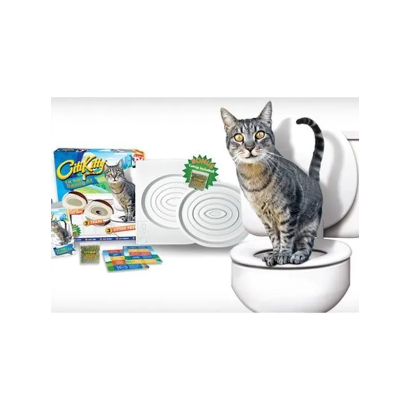 Kit pentru educarea pisicilor la toaleta