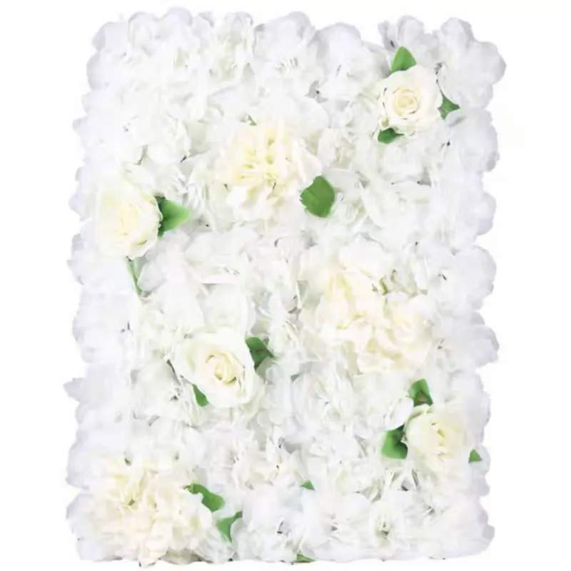 Panou Floral cu flori albe si frunze, 40x60cm,