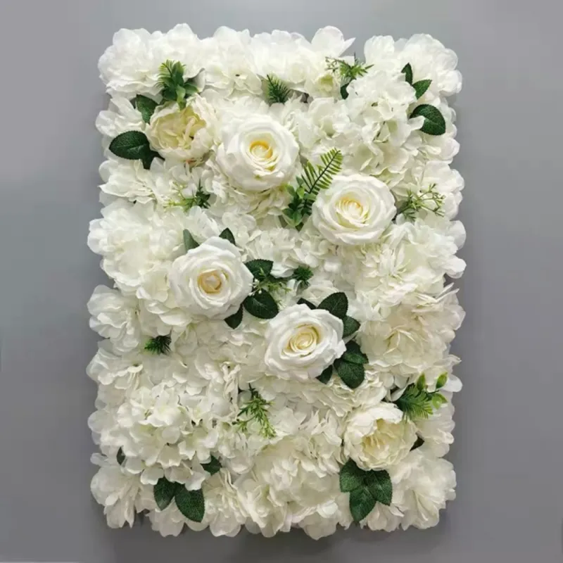 Panou Floral cu flori albe si frunze, 40x60cm,