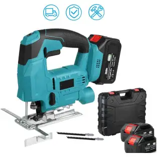 Fierastrau Pendular Masaki, Soricel Electric cu 2 Acumulatori 24v ,2 Panze Si Variator Turatie 2800 RPM