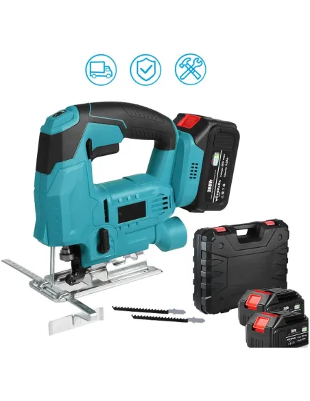 Fierastrau Pendular Masaki, Soricel Electric cu 2 Acumulatori 24v ,2 Panze Si Variator Turatie 2800 RPM