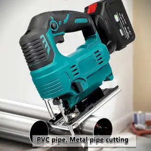 Fierastrau Pendular Masaki, Soricel Electric cu 2 Acumulatori 24v ,2 Panze Si Variator Turatie 2800 RPM 2