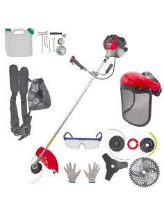 Motocoasa benzina Fengke , 4 kW, 5.5 cp , 9500 RPM, accesorii incluse