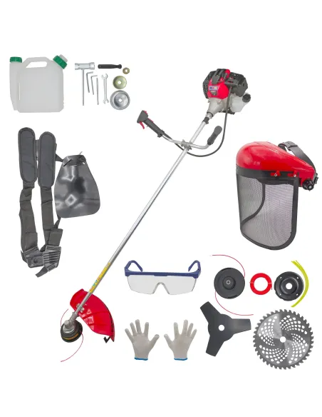 Motocoasa benzina Fengke , 4 kW, 5.5 cp , 9500 RPM, accesorii incluse