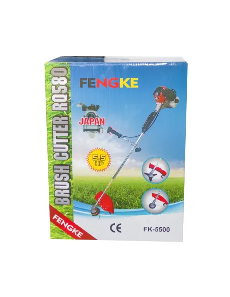 Motocoasa benzina Fengke , 4 kW, 5.5 cp , 9500 RPM, accesorii incluse