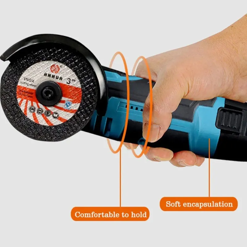 Mini Polizor Unghiular Electric cu 2 Acumulator,Flex Portabil, 12V, Disc 76MM