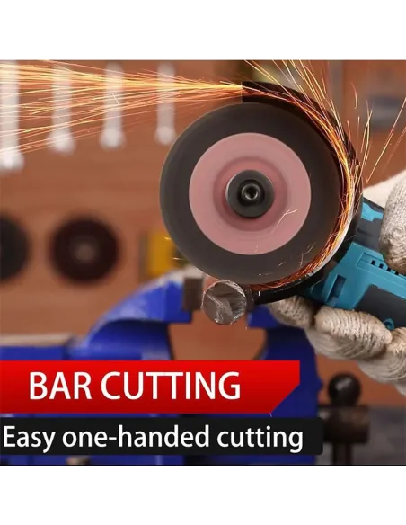 Mini Polizor Unghiular Electric cu 2 Acumulator,Flex Portabil, 12V, Disc 76MM