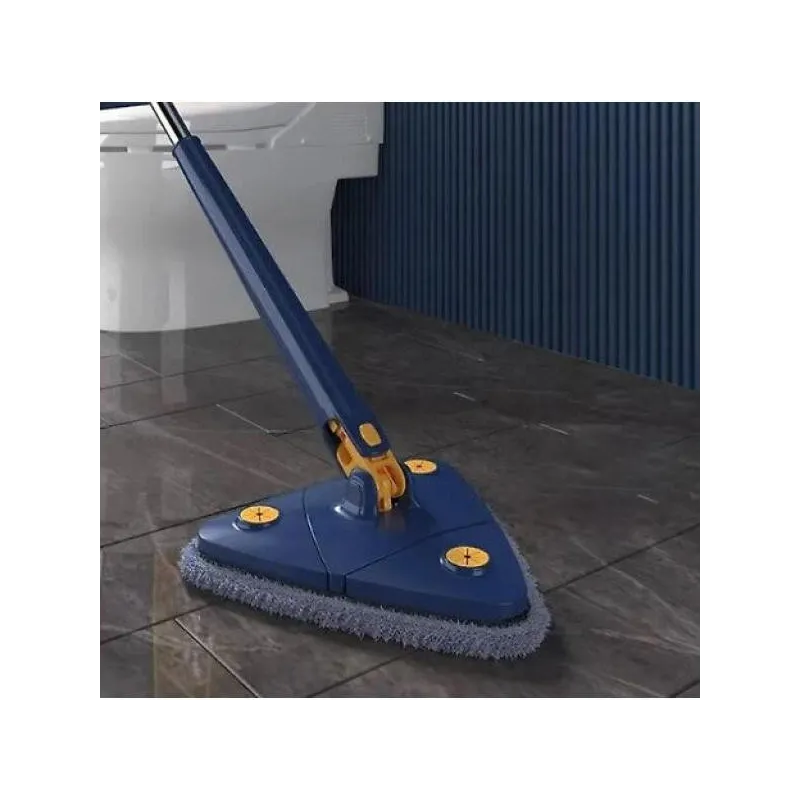 Mop inovativ CleanMaster, reglabil, rotire 360, albastru