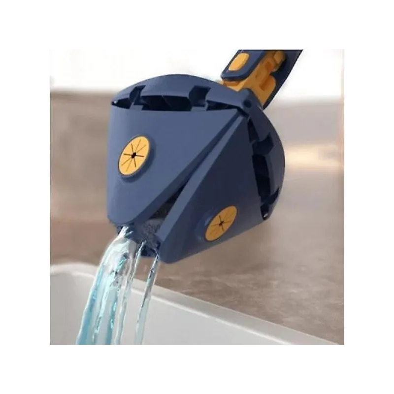 Mop inovativ CleanMaster, reglabil, rotire 360, albastru