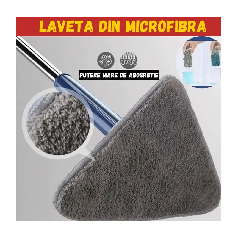 Laveta pentru mop triunghiular