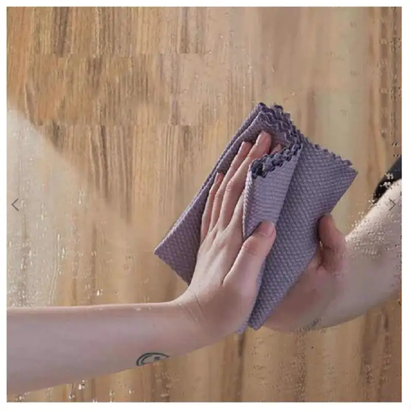 Set 10 x lavete din microfibra 30x30 cm diverse culori