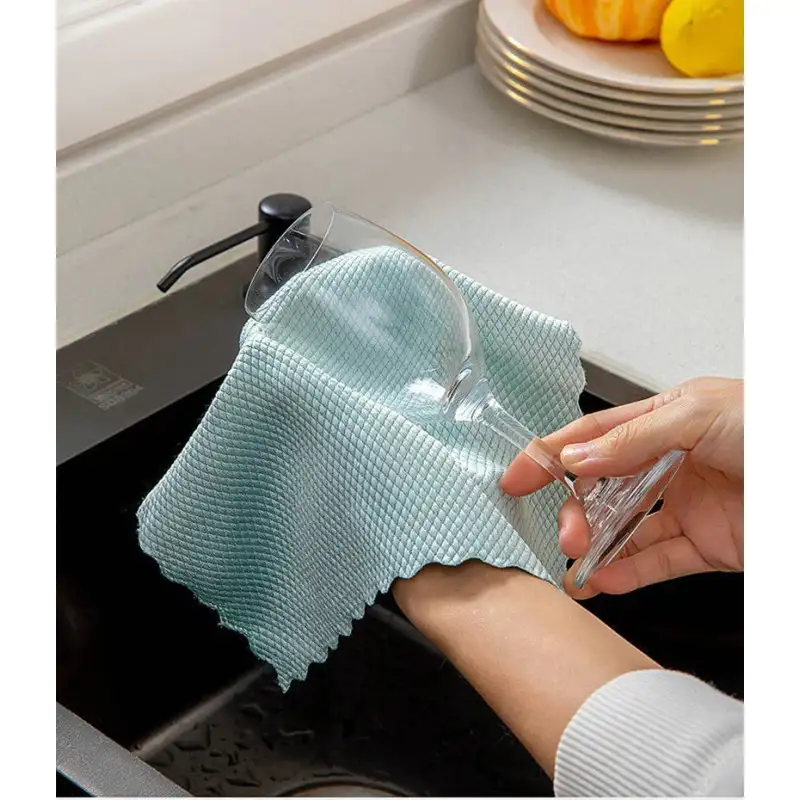 Set 10 x lavete din microfibra 30x30 cm diverse culori