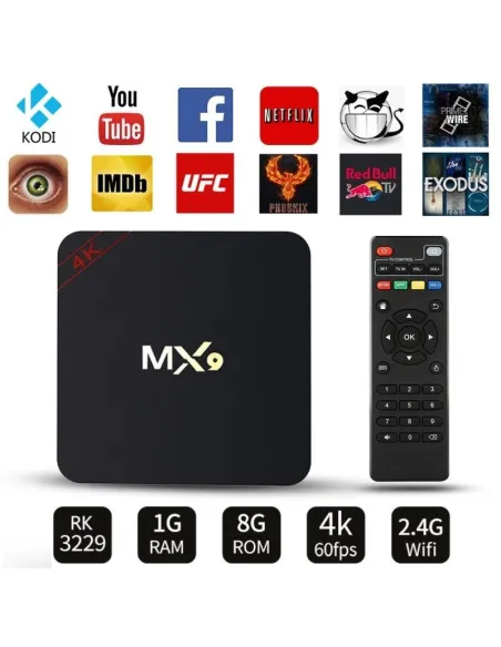 Smart TV box ultra HD 4K, Androiod cu telecomanda