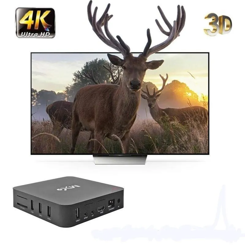 Smart TV box ultra HD 4K, Androiod cu telecomanda