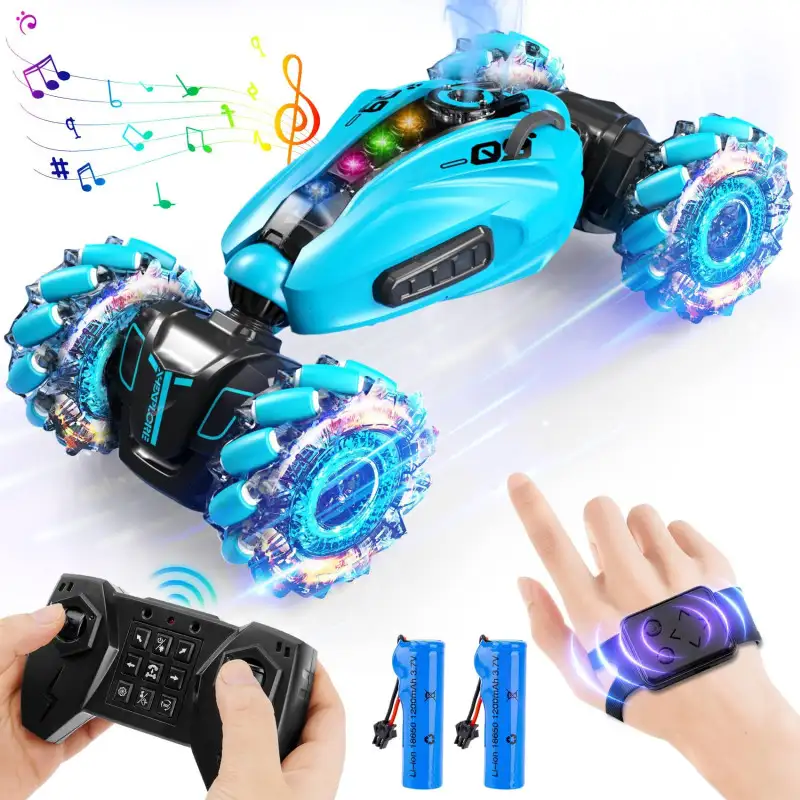 Masinuta STUNT CAR 4WD de jucarie, controlabila prin gesturi