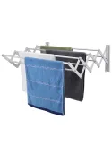 Uscator retractabil cu prindere in perete din aluminiu , 70 cm