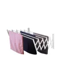 Uscator retractabil cu prindere in perete din aluminiu , 70 cm
