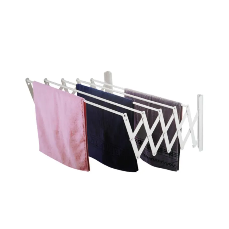 Uscator retractabil cu prindere in perete din aluminiu , 70 cm