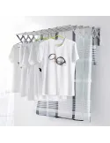 Uscator retractabil cu prindere in perete din aluminiu , 70 cm