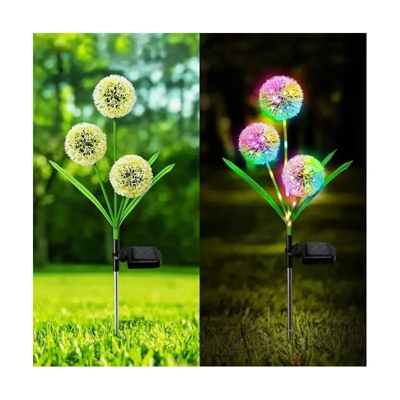 Set 2 x Lampa solara papadie , decoratiune gradina