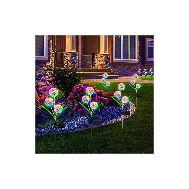 Set 2 x Lampa solara papadie , decoratiune gradina