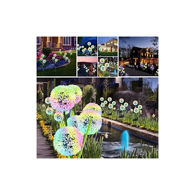 Set 2 x Lampa solara papadie , decoratiune gradina