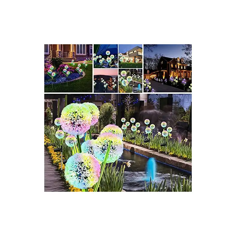 Set 2 x Lampa solara papadie , decoratiune gradina