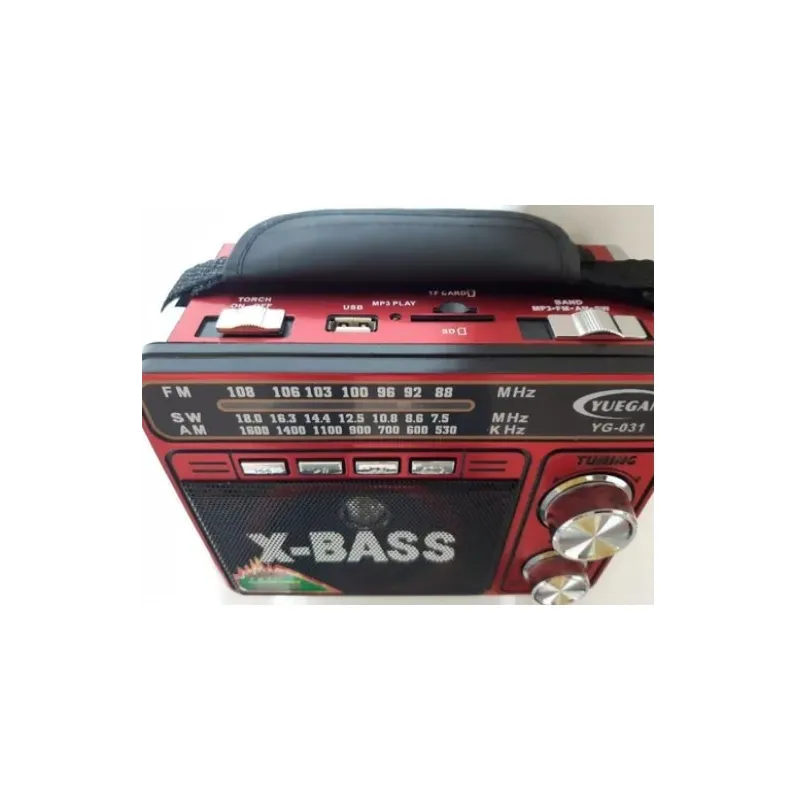 Radio solar, MP3 player si lanterna, AM/FM/SW, slot card si usb