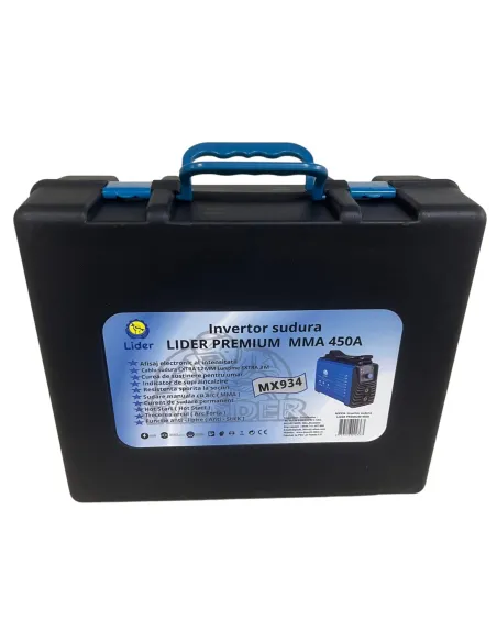 Set aparat de sudura lider premium mma + masca automata + manusi piele