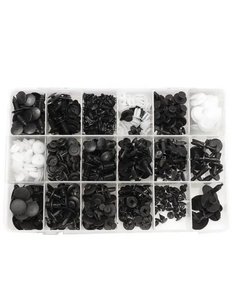 Set cleme de fixare cu 415 piese , clipsuri auto cu instrumente de demontare