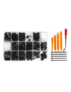 Set cleme de fixare cu 415 piese , clipsuri auto cu instrumente de demontare 2