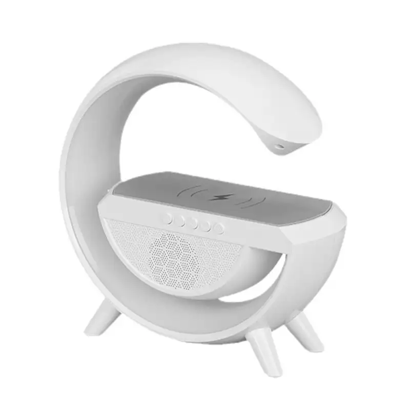 Lampa smart si Incarcator Wireless 15 W , led rgb