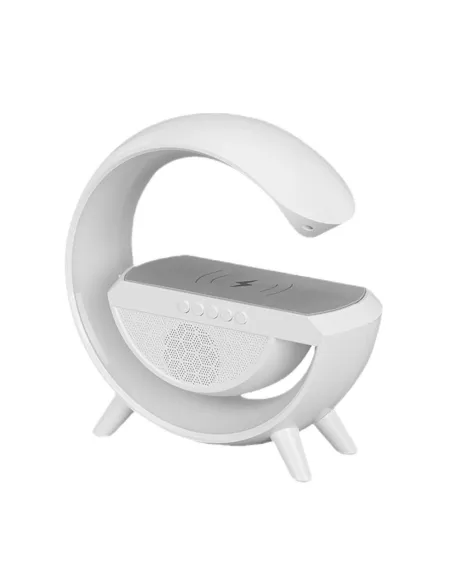 Lampa smart si Incarcator Wireless 15 W , led rgb