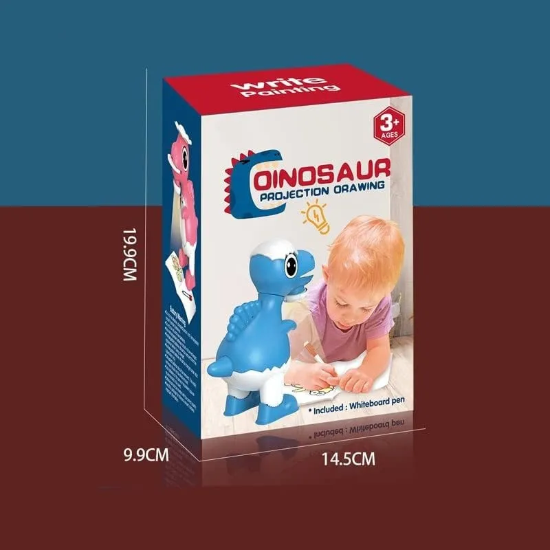 Dinozaur Proiector pentru Desen – 32 Imagini Proiectate + 8 Carioci Colorate Incluse