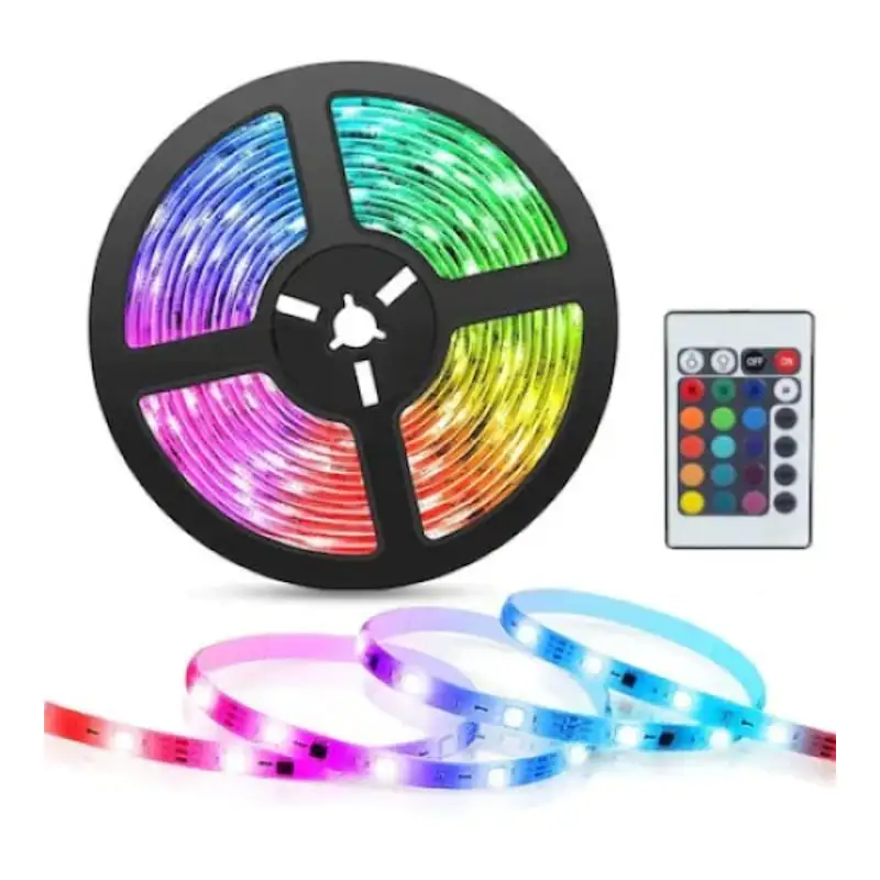 Set 4 x Banda led rgb , culoare multicolor cu telecomanda 5 M