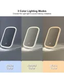 Oglinda pliabila pentru make-up 72 led reincarcabila , de calatorie