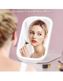 Oglinda pliabila pentru make-up 72 led reincarcabila , de calatorie