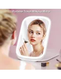 Oglinda pliabila pentru make-up 72 led reincarcabila , de calatorie