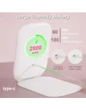 Oglinda pliabila pentru make-up 72 led reincarcabila , de calatorie
