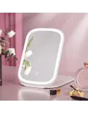 Oglinda pliabila pentru make-up 72 led reincarcabila , de calatorie