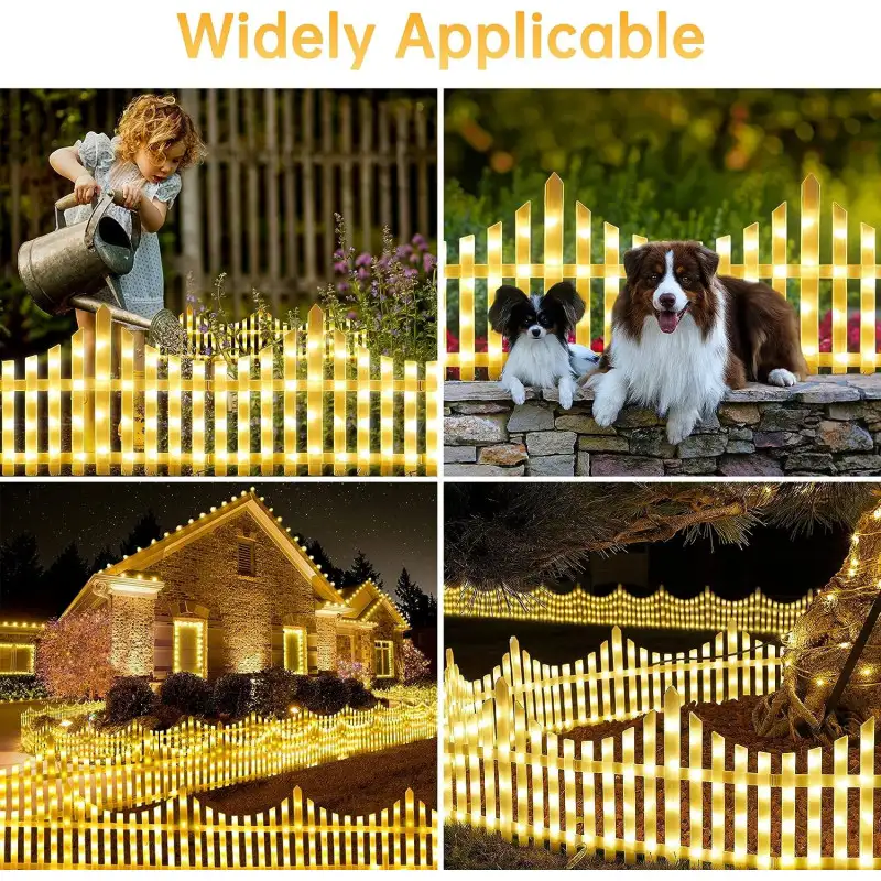 Gardulet decorativ cu led , 3M, 8 moduri de iluminare, 220W, pentru interior/exterior, interconectabil