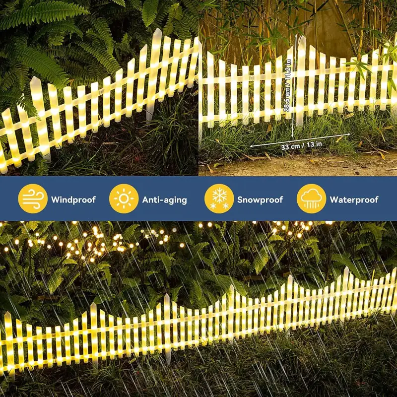 Gardulet decorativ cu led , 3M, 8 moduri de iluminare, 220W, pentru interior/exterior, interconectabil