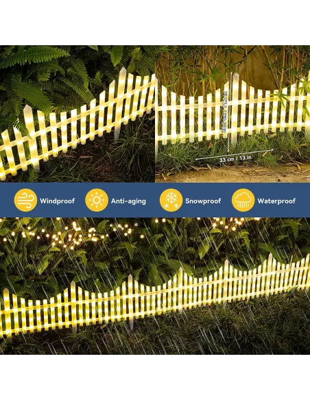 Gardulet decorativ cu led , 3M, 8 moduri de iluminare, 220W, pentru interior/exterior, interconectabil