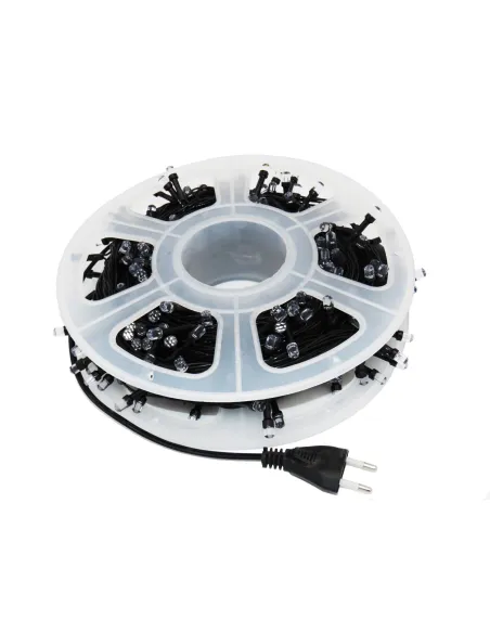 Instalatie LED rola, 50m , 300 LED-uri mari tip diamant, diverse culori