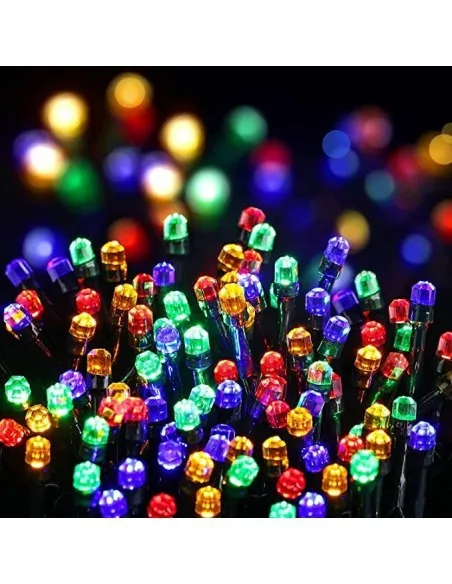 Instalatie LED rola, 50m , 300 LED-uri mari tip diamant, diverse culori