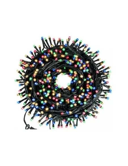 Instalatie LED rola, 50m , 300 LED-uri mari tip diamant, diverse culori