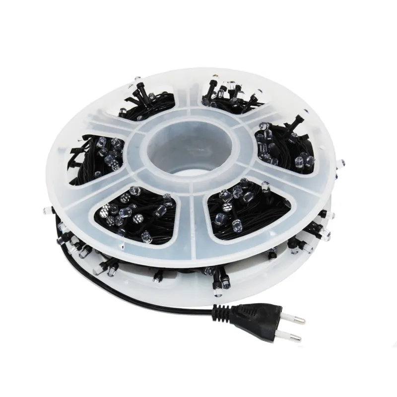 Instalatie LED rola, 100m , 600 LED-uri mari tip diamant, diverse culori