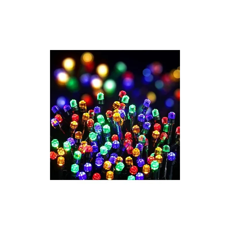 Instalatie LED rola, 100m , 600 LED-uri mari tip diamant, diverse culori
