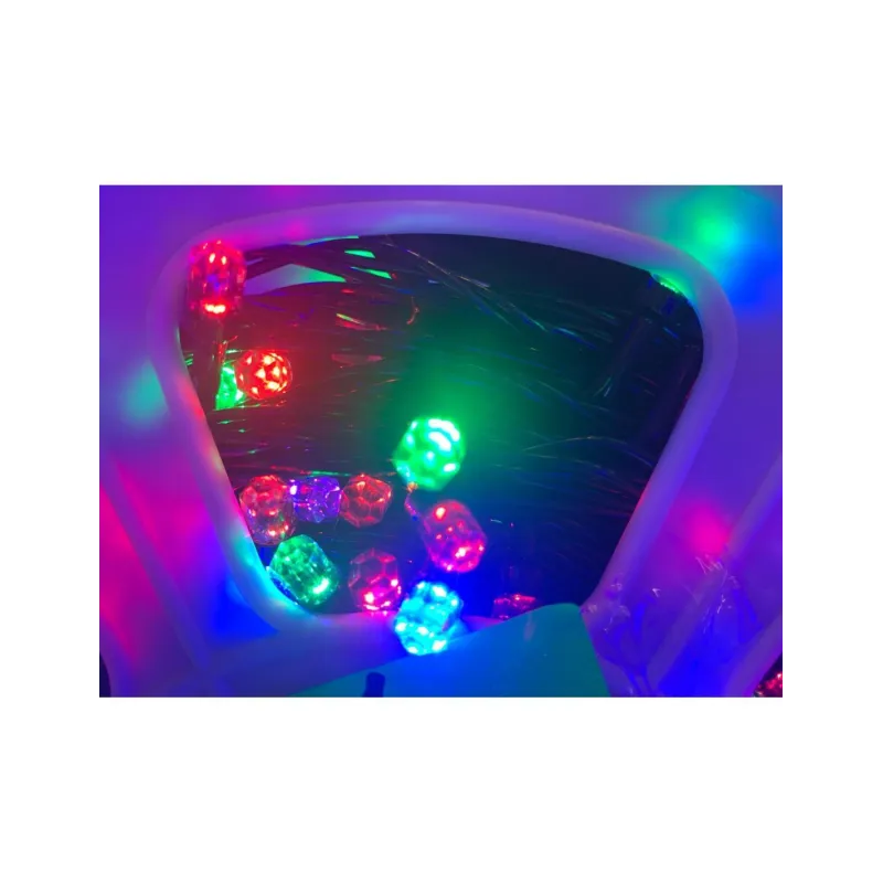 Instalatie LED rola, 100m , 600 LED-uri mari tip diamant, diverse culori